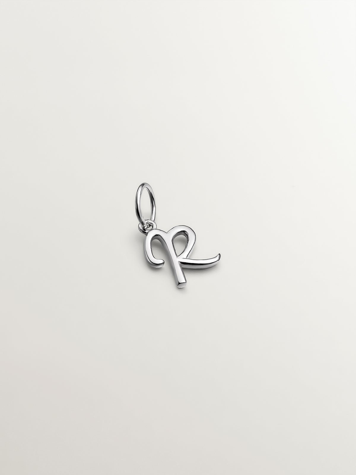 Charm de plata 925 con inicial R