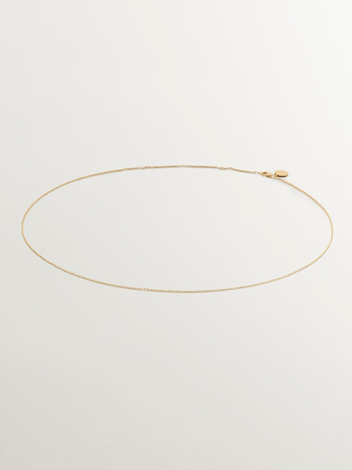 Long 925 silver chain dipped in 18K yellow gold