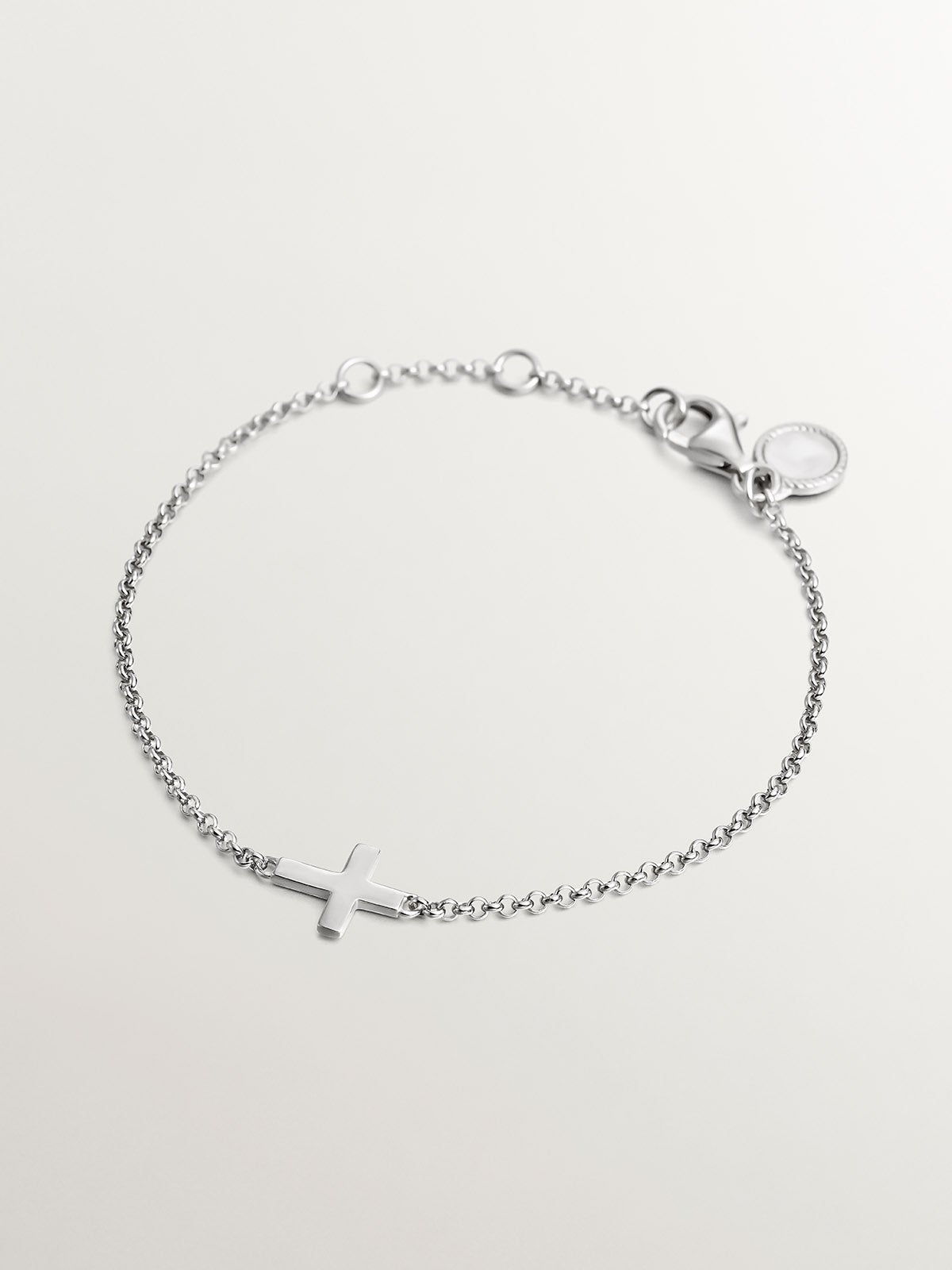 Pulsera de plata 925 con cruz